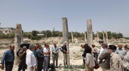 After Visiting the Archaeological City of Sebastia, EU Representative: Palestinians Have the Right to Live There