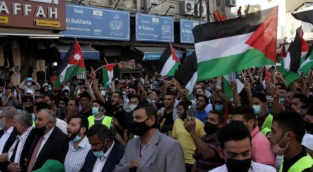 Jordan: Massive Demonstration to Support Palestine Resistance
