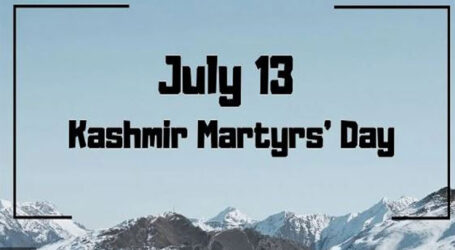 Kashmir Martyrs’ Day Commemorated on 13th July