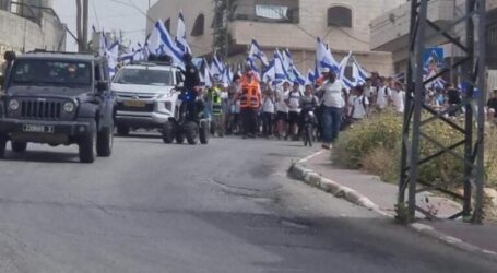 Israeli Settlers Hold Provocative March Along Nablus-Ramallah Road