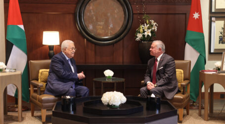 Palestinian President Arrives in Jordan, Holds Talks with King Abdullah