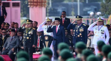 President Jokowi Leads the 78th Anniversary of Indonesian National Armed Force