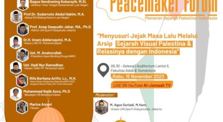 AWG – UIN Syarif Hidayatullah Holds Palestine History Exhibition and Millennial Talkshow