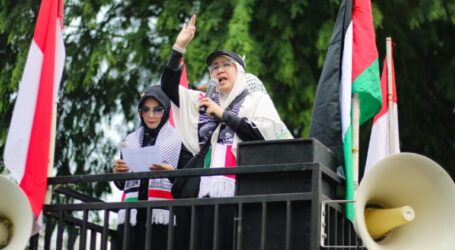 Women’s Action to Defend Palestine Held in Jakarta Demands Lift Gaza Blockade