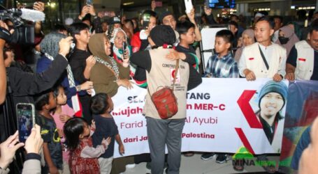 Volunteer of Indonesian Hospital in Gaza, Farid Al-Ayubi, Arrives in Indonesia
