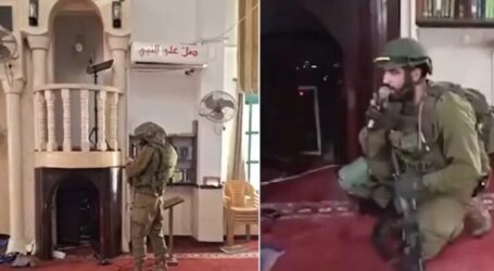 Israeli Soldiers Harass Mosque in Jenin, by Chanting, Praying