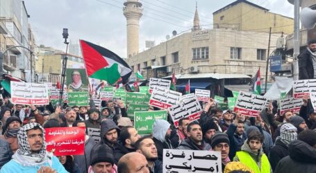 Ahead of ICJ Ruling, Hundreds of Jordanians Protest in Solidarity with Gaza