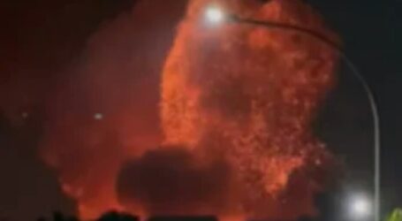 Ammunition Warehouse Burned Belonging to Indonesian Military Command in Bekasi