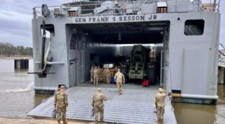 A US Navy Ship Docks off Gaza Coast: Report