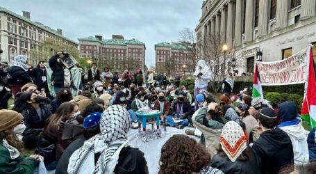 Columbia University Students Continue Solidarity Protest for Gaza for Fifth Day