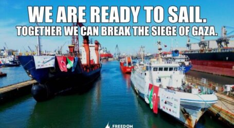 Freedom Flotilla to Sail in Mid-April 2024 to Bring 5,500 Tons of Aid to Gaza