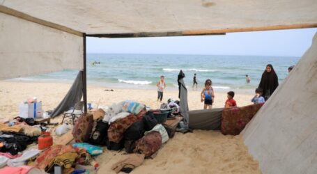 Palestinian Refugees Survive on Gaza Beach