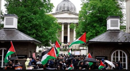 University College London Students Set Up Encampmeng in Solidarity with Gaza