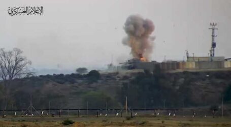 Al-Qassam Brigade Destroy Israeli Forces Vehicles with Missiles