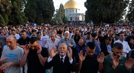30,000 Muslims Perform Friday Prayers at Al-Aqsa Mosque 