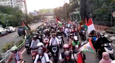 Thousands of Muslims in Semarang Take to Street in Solidarity with Palestine