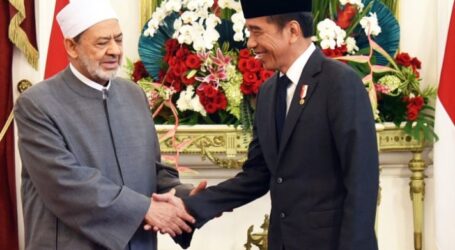 President Jokowi Receives a Visit from Grand Sheikh Al Azhar in Jakarta