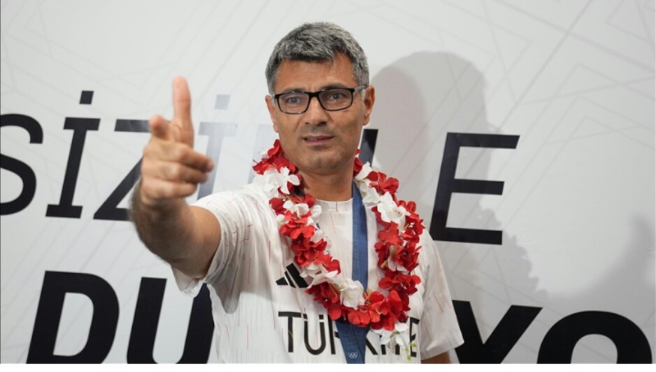 Turkish silver medalist Yusuf Dikec (photo: Anadolu Agency)