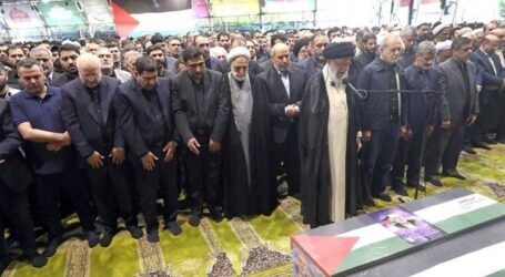 Ayatollah Khamenei Leads Funeral Prayers for Ismail Haniyeh