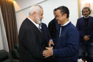 Chairman of the AWG Presidium, Nur Ikhwan Abadi, meets with Ismail Haniyeh