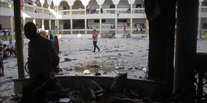 Gaza school (photo: Anadolu Agency)