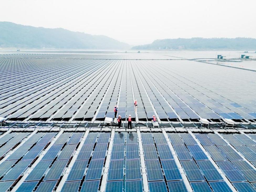 Floating solar power plant illustration. (Photo: ebtke.esdm.go.id)