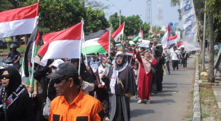 Pangandaran Community, West Java Holds Solidarity Action for Palestine