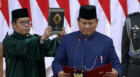 Prabowo Takes Oath as President of Republic of Indonesia