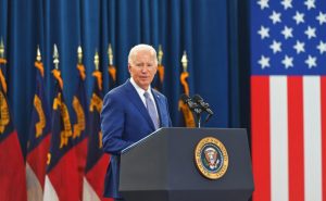 President Joe Biden speaks at an event in Raleigh, NC on January 18, 2024. [Photo: wunc.org]