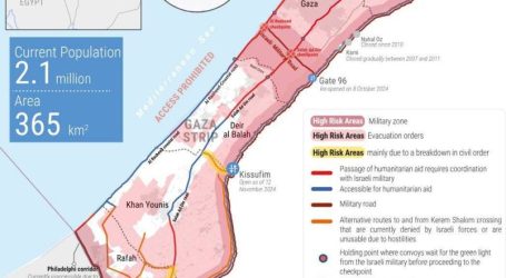 UNRWA Publishes Map of Humanitarian Disaster in Gaza Strip 