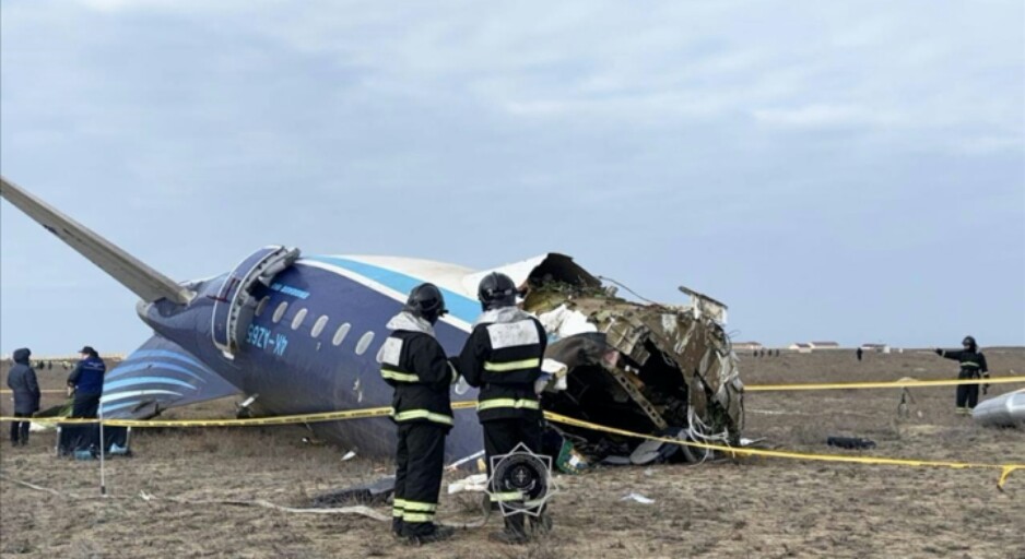 Azerbaijani Airplane Crashes (photo: Anadolu Agency)