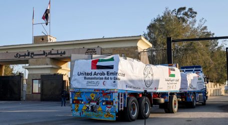 Three UAE Humanitarian Aid Convoys Enter Gaza Strip via Rafah