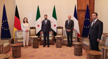 French and German Foreign Ministers Talk with Syria’s De Facto Leader