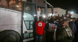 Israel Frees Palestinians (photo: Anadolu Agency)