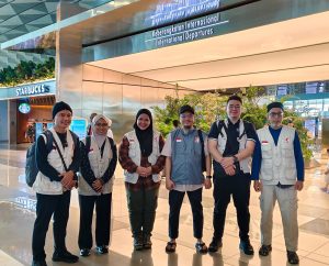 Five MER-C volunteers who are assigned to the Gaza Strip departed from Soekarno-Hatta International Airport on Saturday (March 1). (Photo: MER-C)