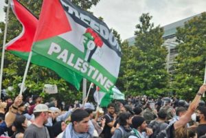 Pro Palestine protest in New York (photo: Palinfo)