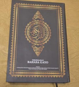 The Quran Gayo translation (photo: Inews)