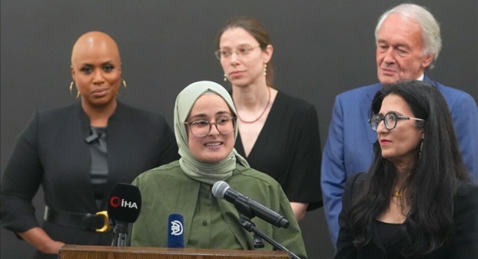 Turkish PhD student Rumeysa Ozturk (photo: Anadolu Agency)