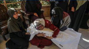 Palestinian Victims of Israeli Aggression on Gaza (photo: Anadolu Agency)