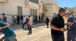 Israeli Occupation Forces Fire at Diplomatic Delegation Visiting Jenin Refugee Camp (photo: PIC)