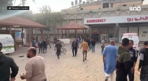 Gaza European Hospital Bombed, Second Israeli Hospital Strike Within 24 Hours (photo: Video Grab)