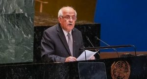 Palestine’s ambassador to the United Nations, Riyad Mansour (photo: Anadolu Agency)