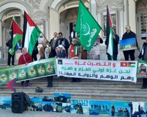 Thousands Join Tunisia-Led Convoy to Gaza Border in Solidarity with Palestinians (photo: PIC)