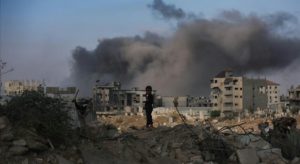 Israeli Airstrikes on Gaza (photo: Anadolu Agency)
