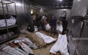 Israeli Forces kill civilians in Gaza (photo: Wafa)