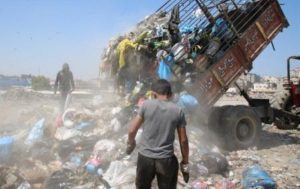 Waste in Gaza (photo: Anadolu Agency)