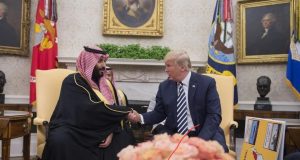 Saudi Crown Prince Mohammed bin Salman and US President Donald Trump (photo: Anadolu Agency)