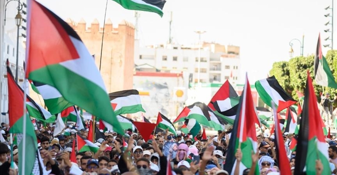 Palestinian Solidarity in Morocco (photo: PIC)