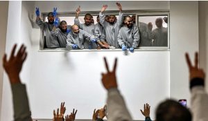 Palestinian prisoners (photo: PIC)