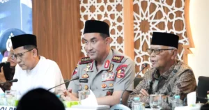 The visit of the National Police Chief, General Suyudi Ario Seto to the Central Indonesian Ulema Council (MUI) Office in Menteng, Central Jakarta, Tuesday (13/10/2026). (Photo: MUI Digital)